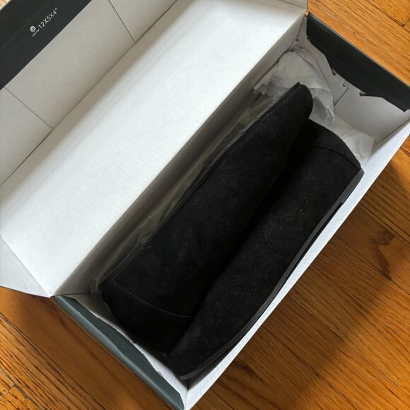 Eileen Fisher NEW Black Suede Shoes (Never Worn!) - Picture 5 of 5